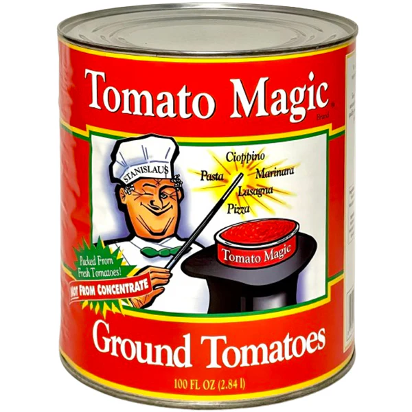 TOMATO MAGIC - GROUND TOMATOES 6x100 OZ