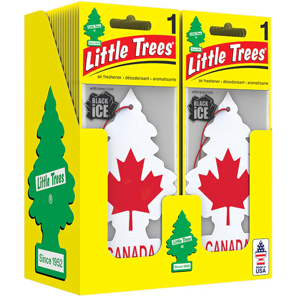 LITTLE TREE - CAR FRESHNER CANADA BLACK ICE 24PK