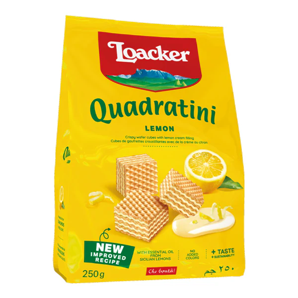 LOACKER - QUADRATINI LEMON 6x250 GR