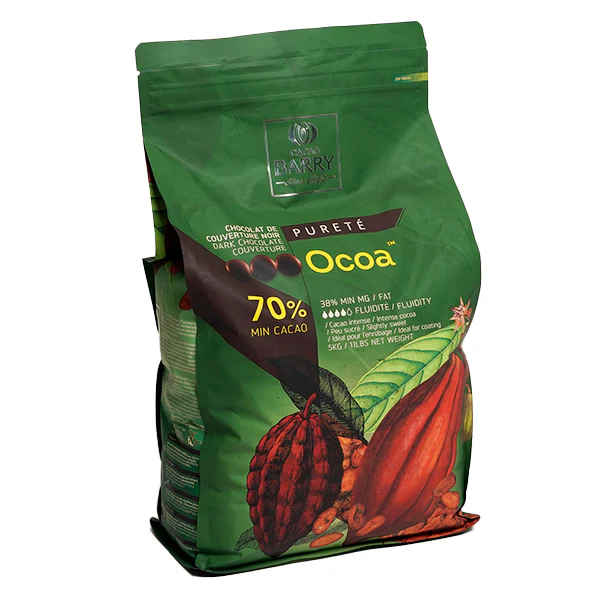 CACOA BARRY - COCOA 70% PUR NOIR 5KG