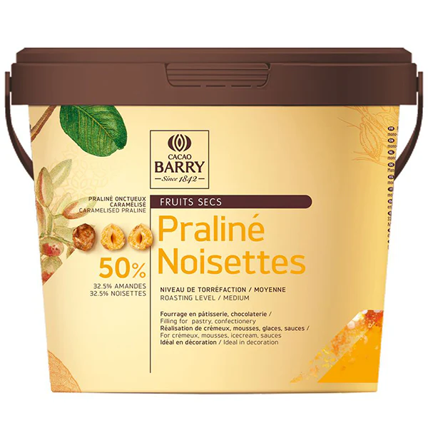 CACAO BARRY - PRALINE HAZELNUT 50% PASTE 5KG