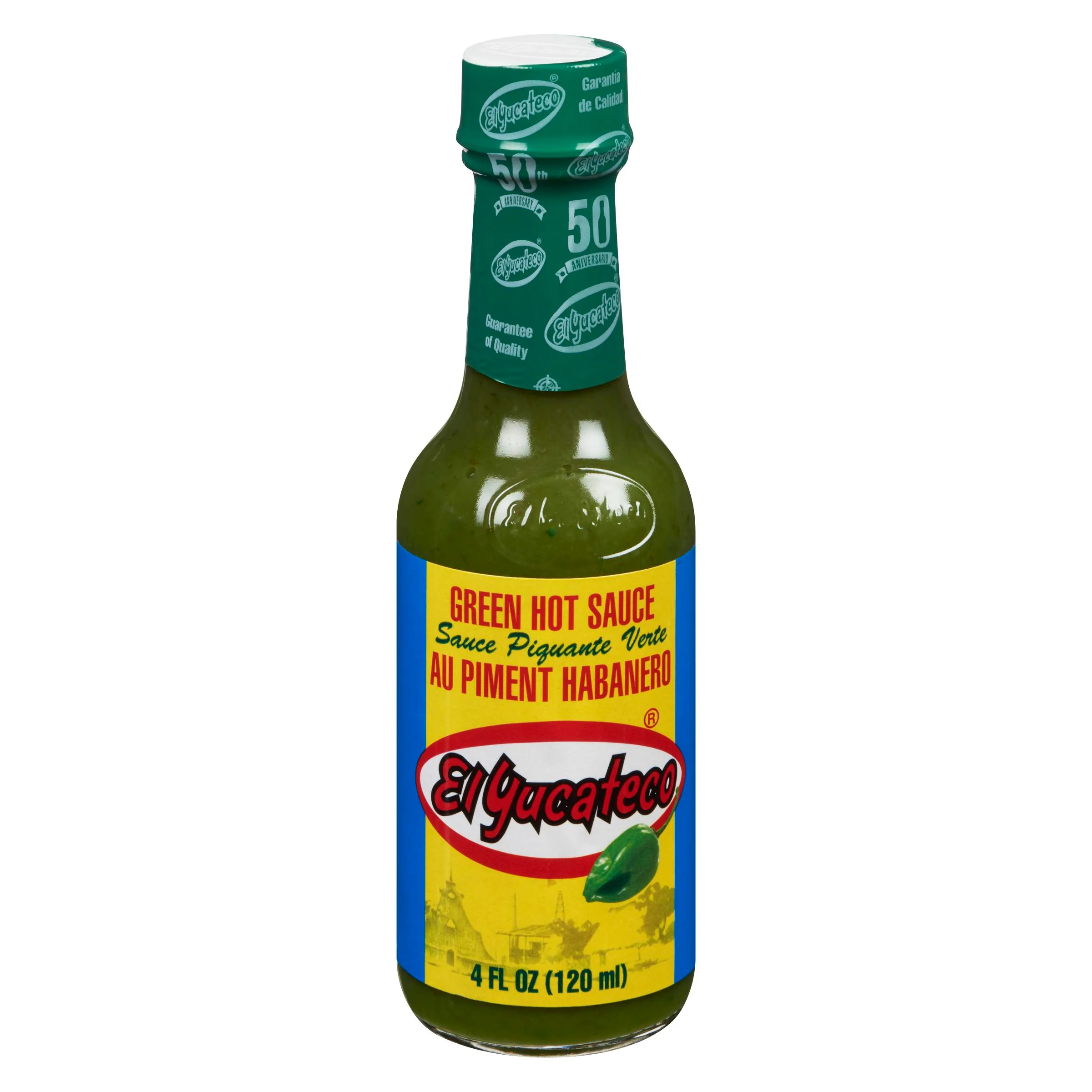 EL YUCATECO - GREEN CHILI HABANERO 12x120 ML