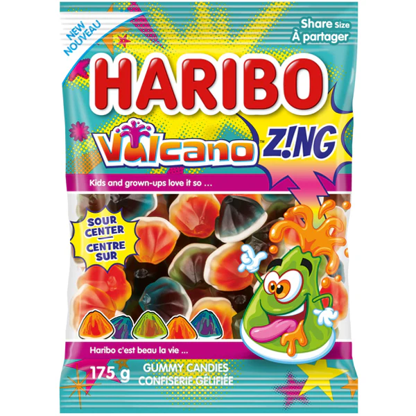 HARIBO - VOLCANO ZING 12x175 GR