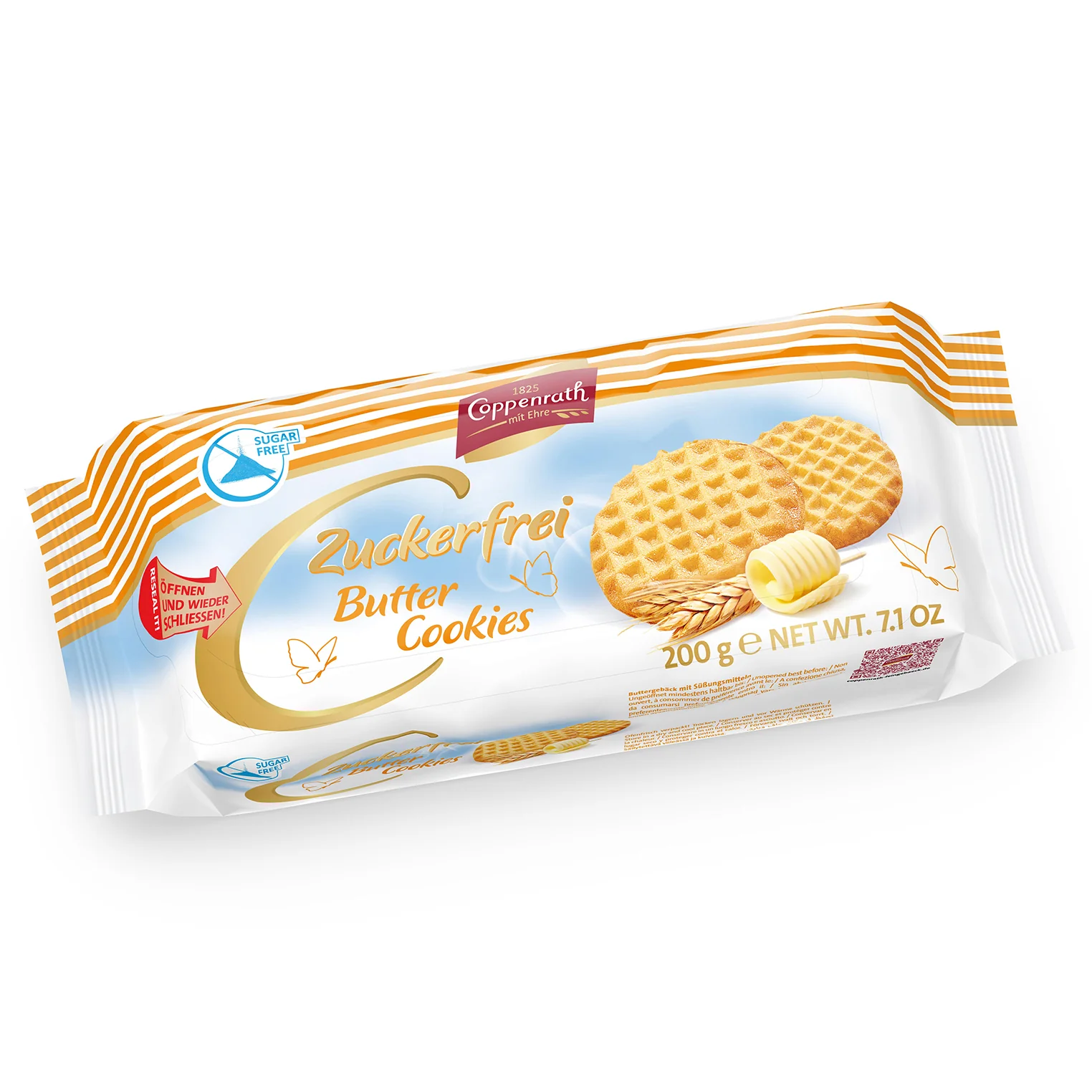 COPPENRATH - BUTTER COOKIES SUGAR FREE 14x200 GR