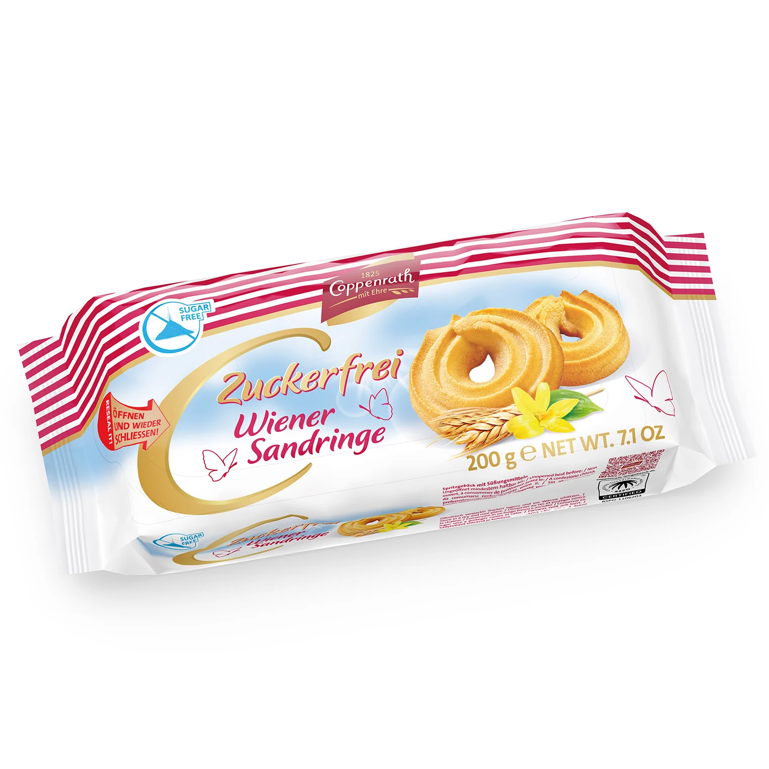 COPPENRATH - WIENER SANDRINGE SUGAR FREE 200GR