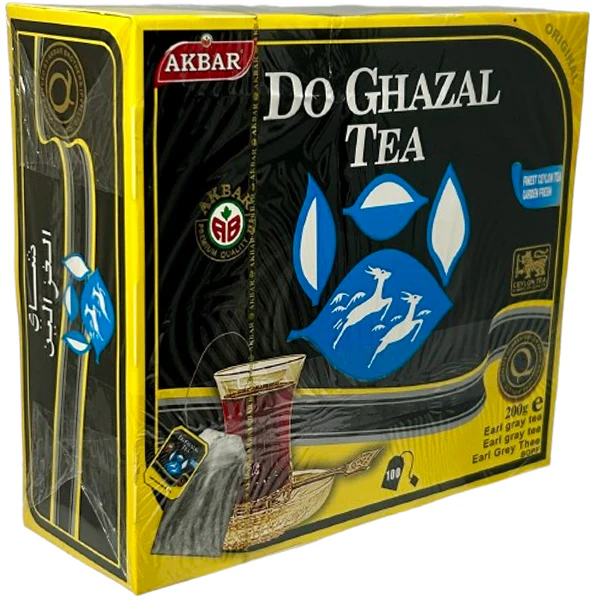 DO GHAZAL - TEA BAG EARL GRAY-BLACK 100x2 GR