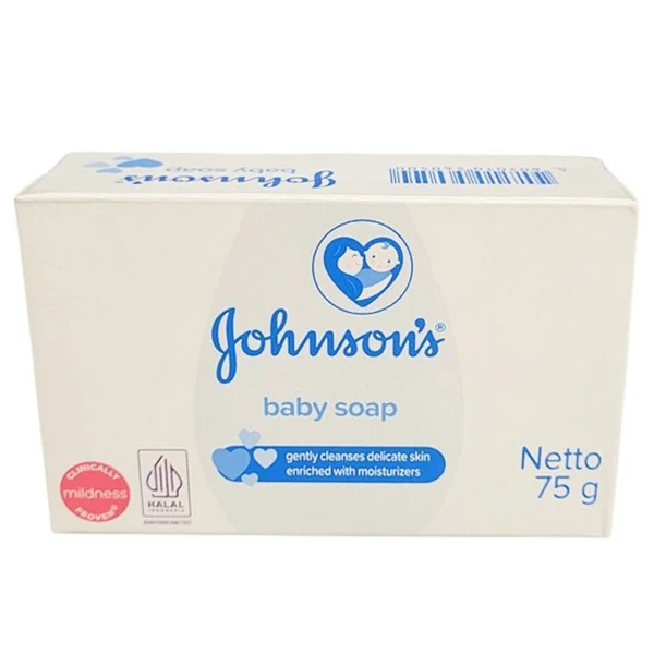 JOHNSON & - BABY SOAP GLENTE CLEANSES DELICATE SKIN 75GR