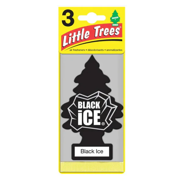 LITTLE TREES - 3PK BLACK ICE 8x3 PK