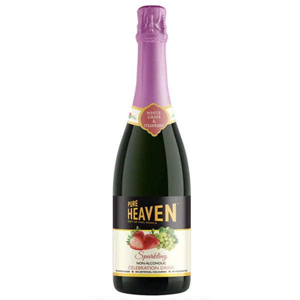 PURE HEAVEN - STRAWBERRY SPARKLING DRINK 750ML