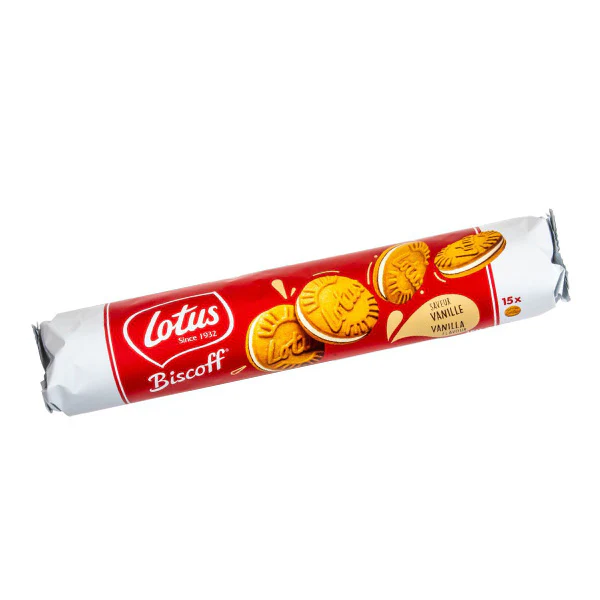 LOTUS BISCOFF - SANDWICH COOKIES VANILLA CREAM 150GR