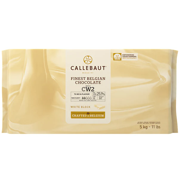 CALLEBAUT - WHITE CHOCOLATE BLOCK 5x5 KG