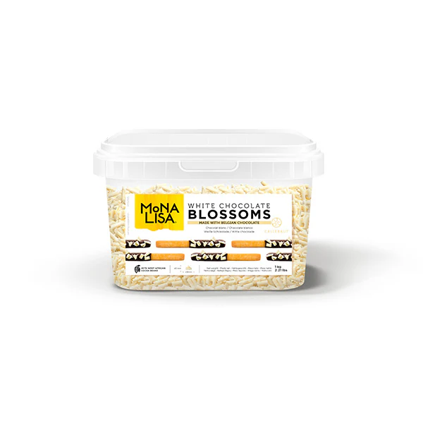 CALLEBAUT - WHITE CHOCOLATE BLOSSOMS 4x1 KG