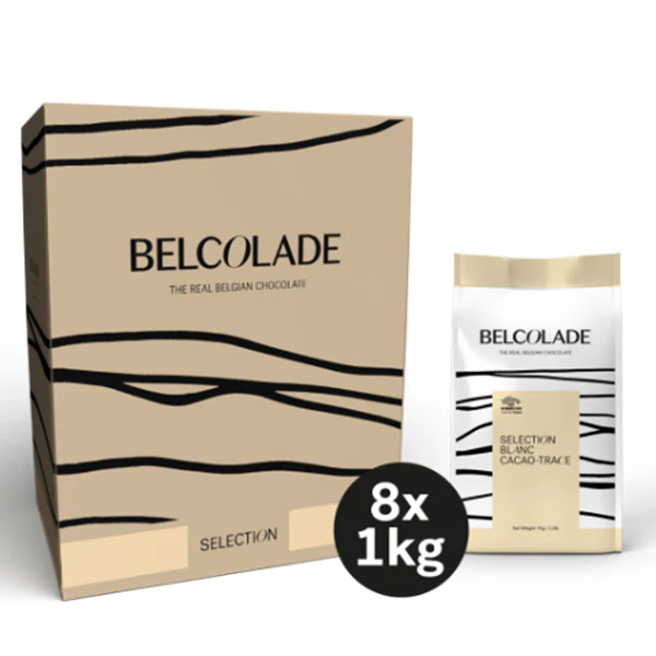 BELCOLADE - CHOCOLATE WHITE CALLETS 31% 8x1 KG
