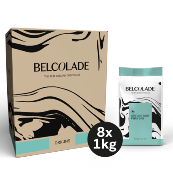 BELCOLADE - 64.5% PERU MILK DROPS 1KG