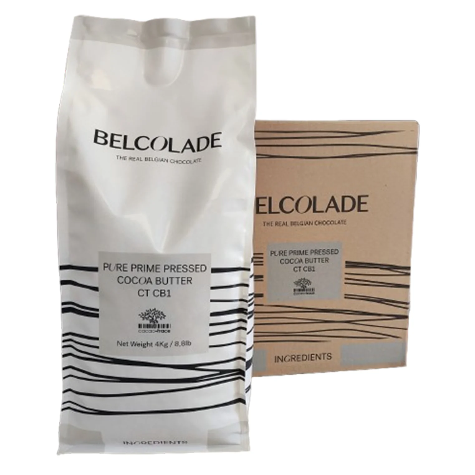 BELCOLADE - DEODORIZED COCOA BUTTER DROPS 4KG