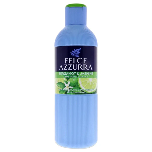 FELCE AZZURRA - BERGAMOT AND JASMINE REFRESHING ESSENCE BODYWASH 12x650ML