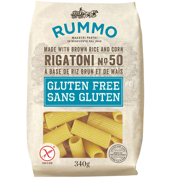 RUMMO - GLUTEN FREE RIGATONI #50 12x340 GR
