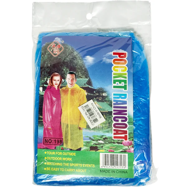 ADULTS PONCHO/RAINCOAT 1 UN