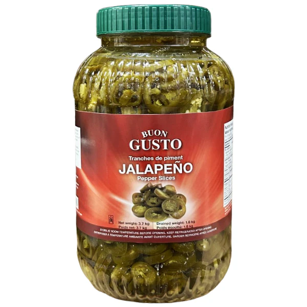BUON GUSTO - JALAPENO PEPPER SLICES 4LT