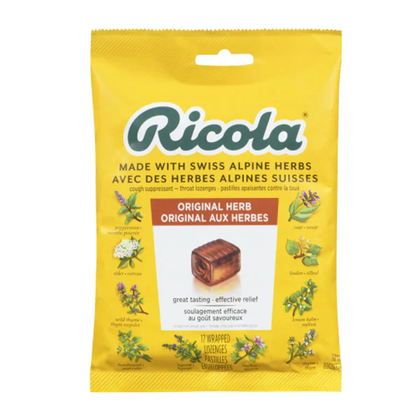 RICOLA - ORIGINAL HERB BAG 6x8x75 GR