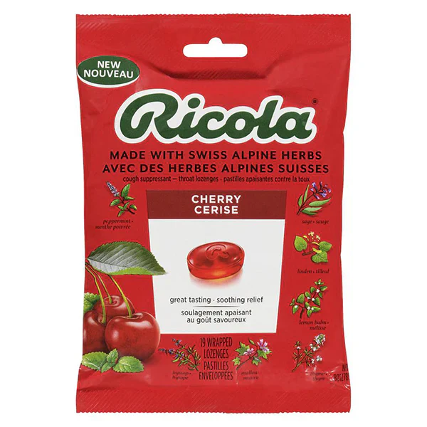 RICOLA - BAG CHERRY 6x8x75 GR