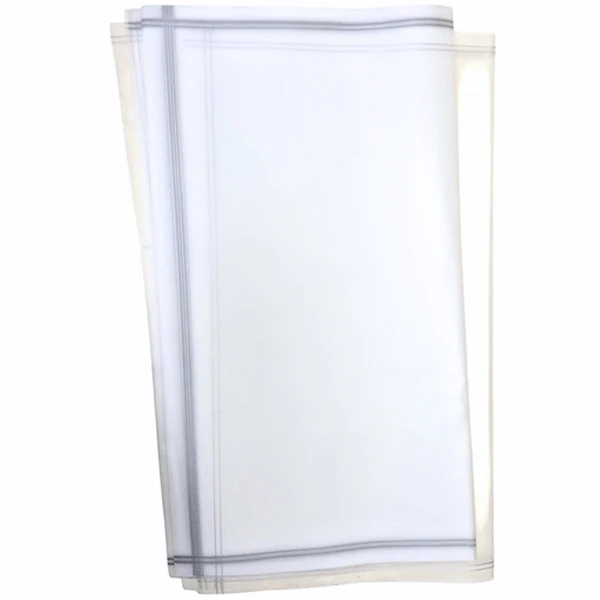 HAN SU - 20PC TRANSPARENT W/ SILVER EDGE WRAPPING PAPER 57x57 CM