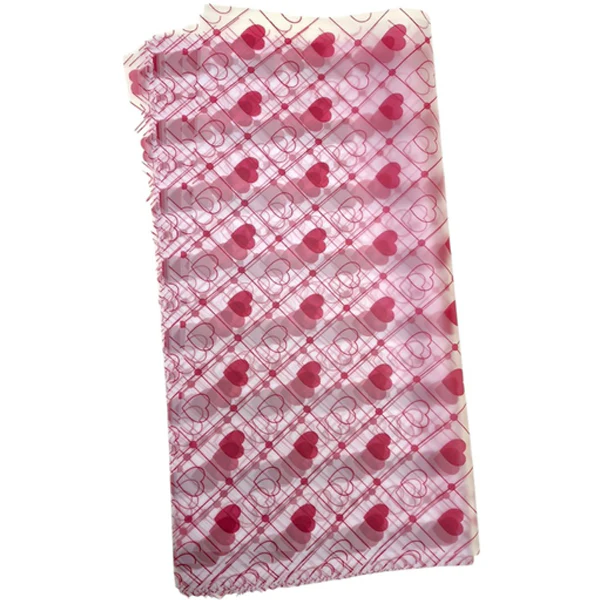 HAN SU - 20PC HEART RED WRAPPING PAPER 57x57 CM