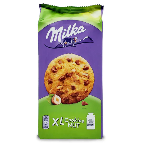 MILKA - COOKIES XL HAZEL NUT 10x184 GR