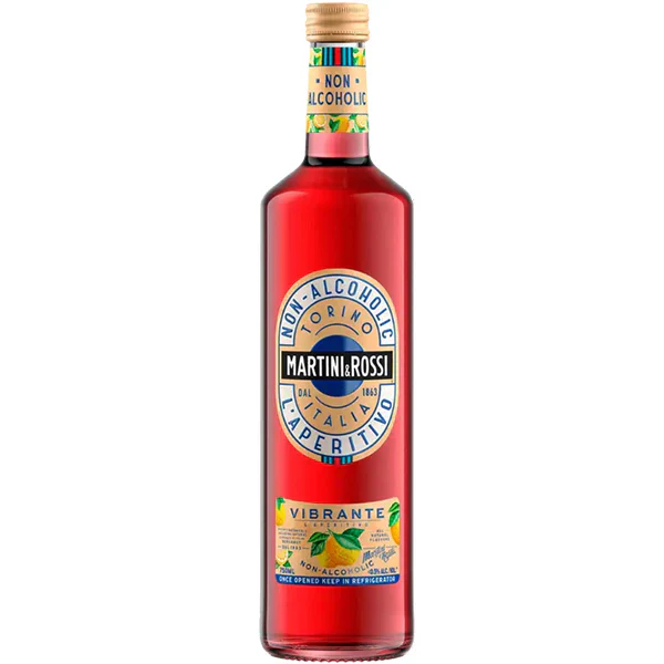 BACARDI MARTINI - NON-ALCOHOLIC APERITIF VIBRANTE 0.5% 6x750 ML