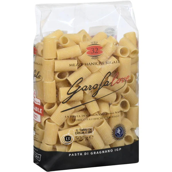 GAROFALO - MEZZE MANICHE RIGATE #32 500GR