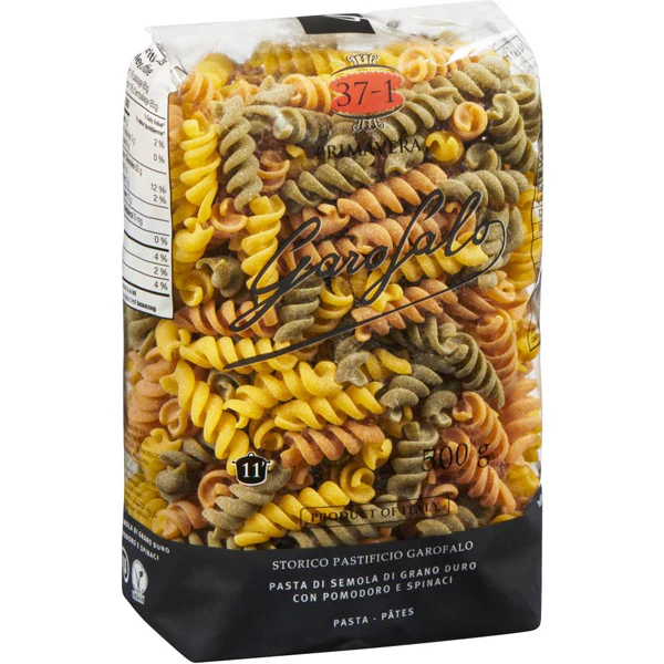 GAROFALO - PASTA TRI COLORI FUSILLI 37-1 500GR