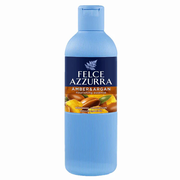 FELCE AZZURRA - AMBER AND ARGAN NOURISHING ESSENCE BODYWASH 650ML
