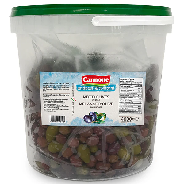 CANNONE - MIXED MEDITERRANEAN OLIVES 4KG