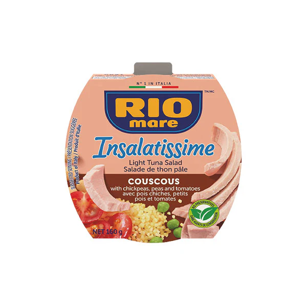 RIO MARE - LIGHT TUNA WITH COUSCOUS INSALATISSIMA 160GR