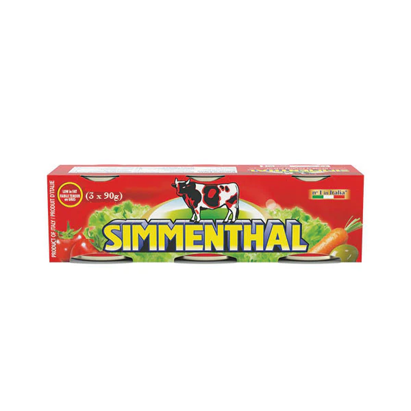 SIMMENTHAL - READY TO EAT BEEF IN JELLY 3x90 GR