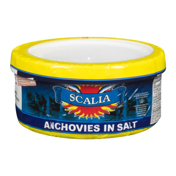 SCALIA - ANCHOVIES IN SALT 645GR