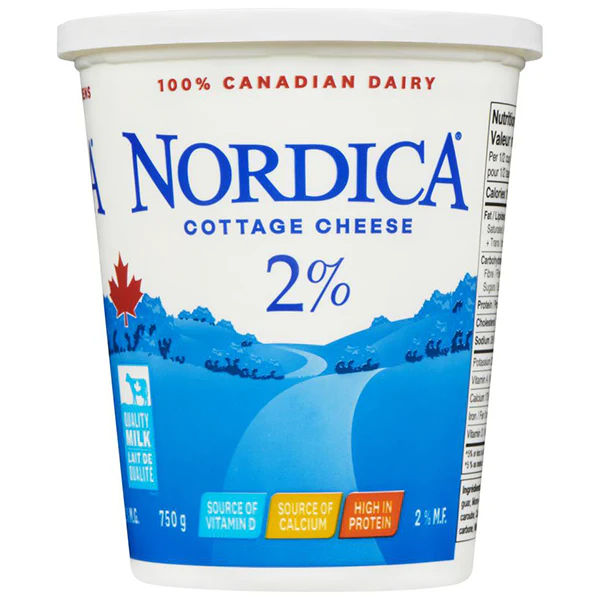 GAY LEA - 2% NORDICA COTTAGE CHEESE 6x750 GR