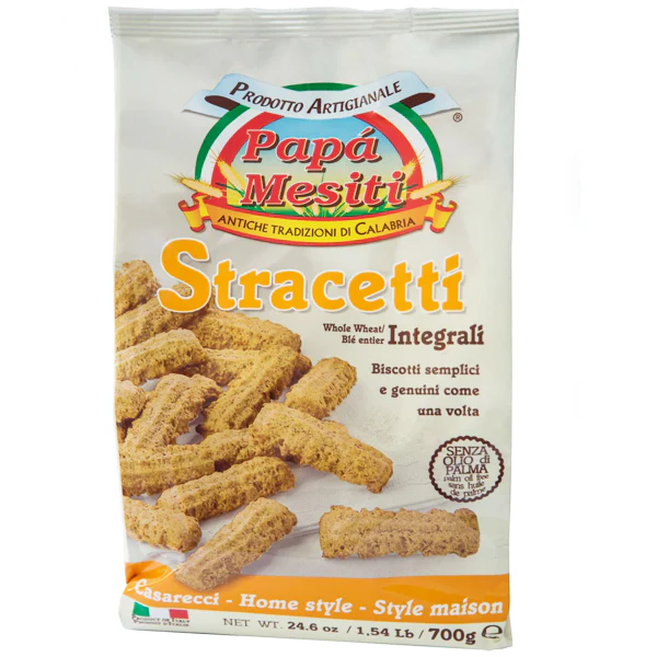 PAPA MESITI - STRACETTI CASARECI INTEGRALI 700GR