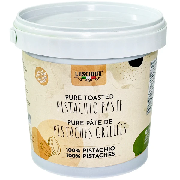 LUSCIOUX - PURE TOASTED PISTACHIO PASTE 1KG