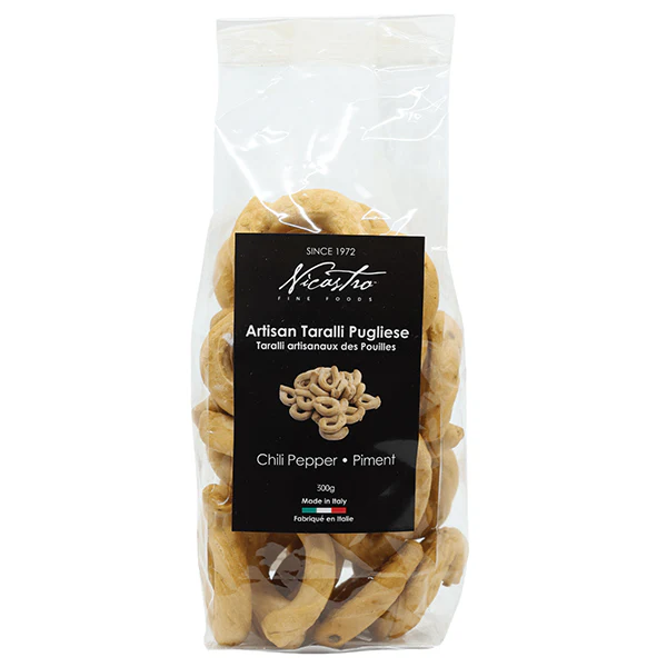 NICASTRO - ARTISAN TARALLI WITH ITALIAN HOT PEPPER 24x300 GR