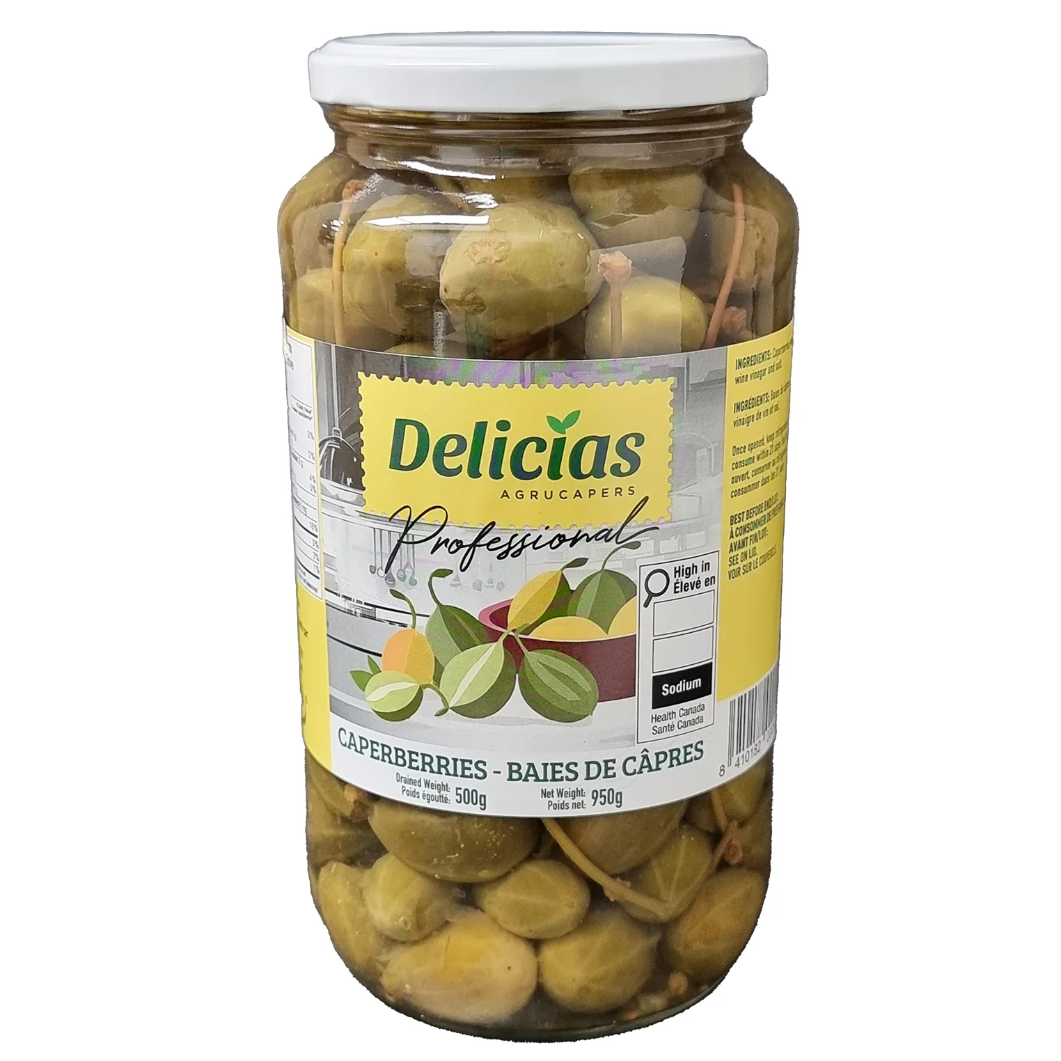 DELICIAS - CAPERBERIES MEDIUM 950GR