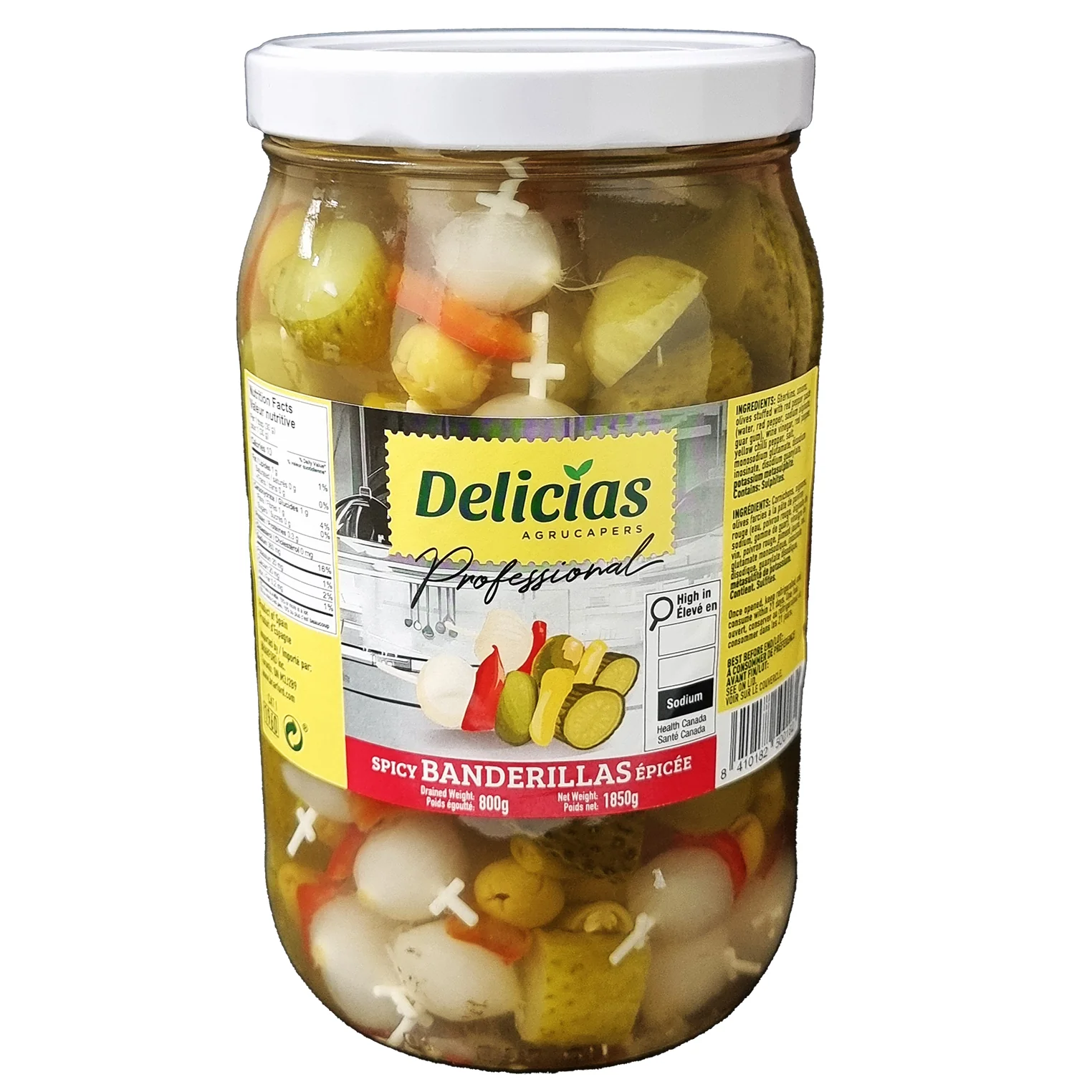 DELICIAS - SPICY BANDERILLAS 1850GR