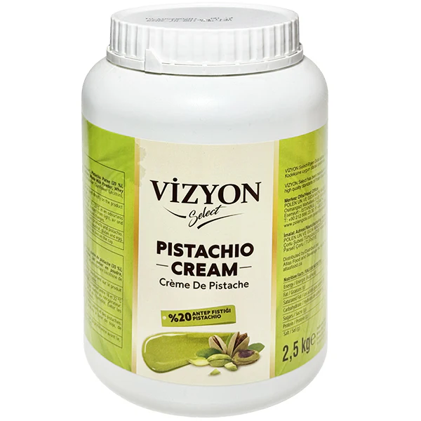 VIZYON - PISTACHIO CREAM 20% 2.5KG