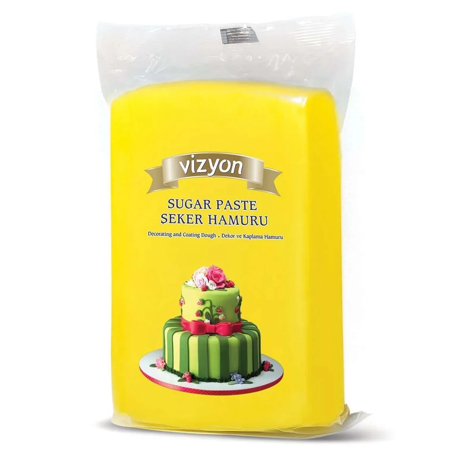 VIZYON - SUGAR PASTE YELLOW 1KG
