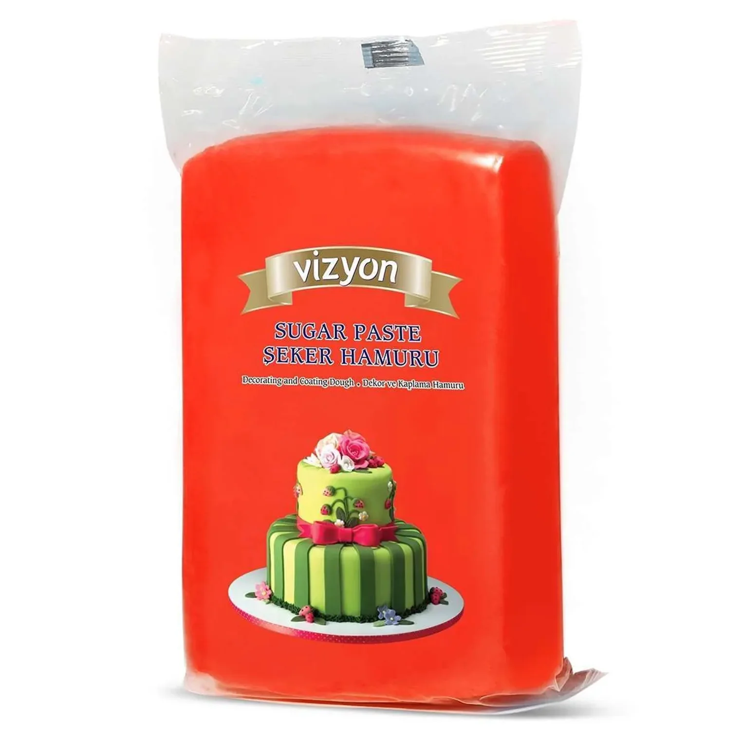 VIZYON - SUGAR PASTE RED 1KG