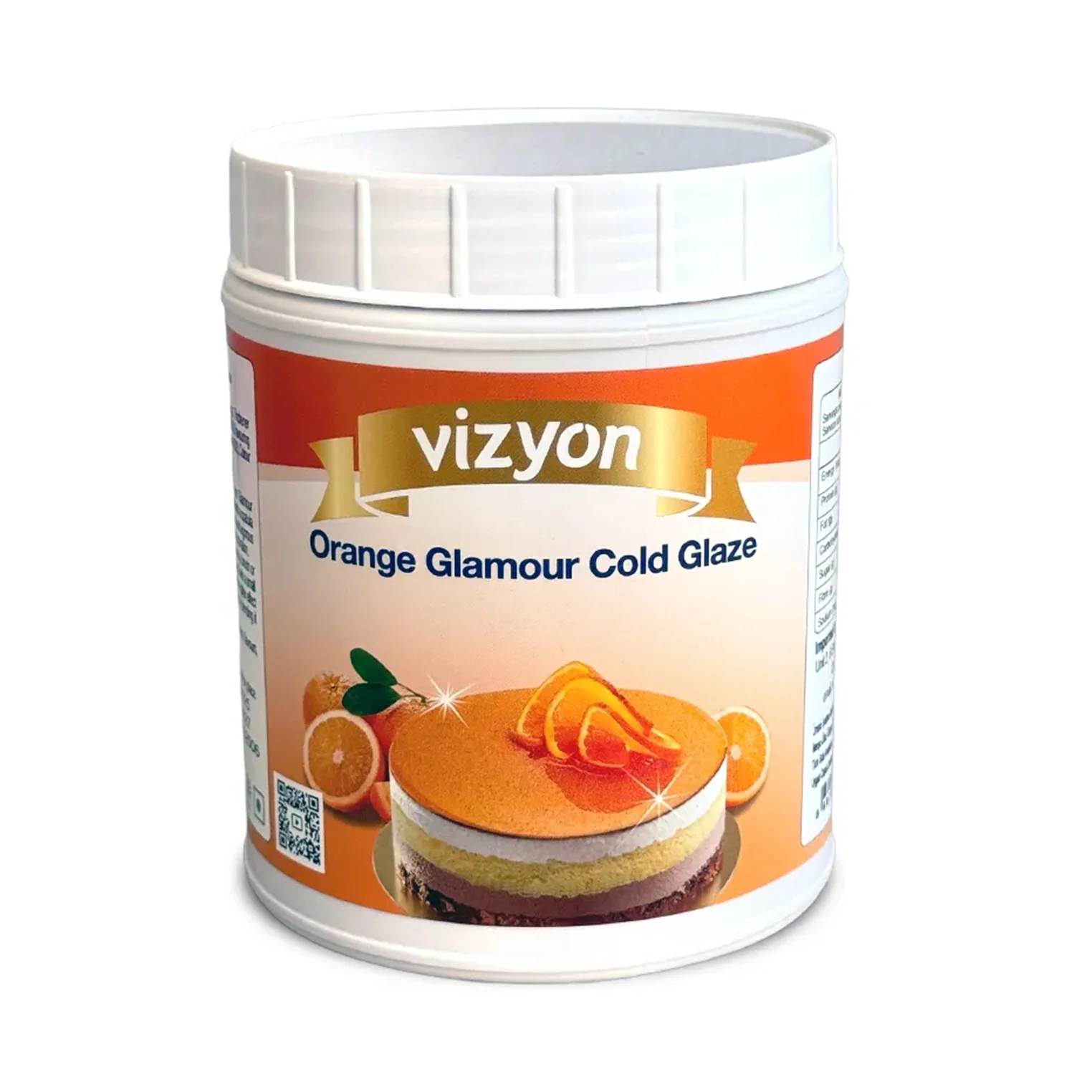 VIZYON - COLD GLAZE ORANGE GLAMOUR 1KG