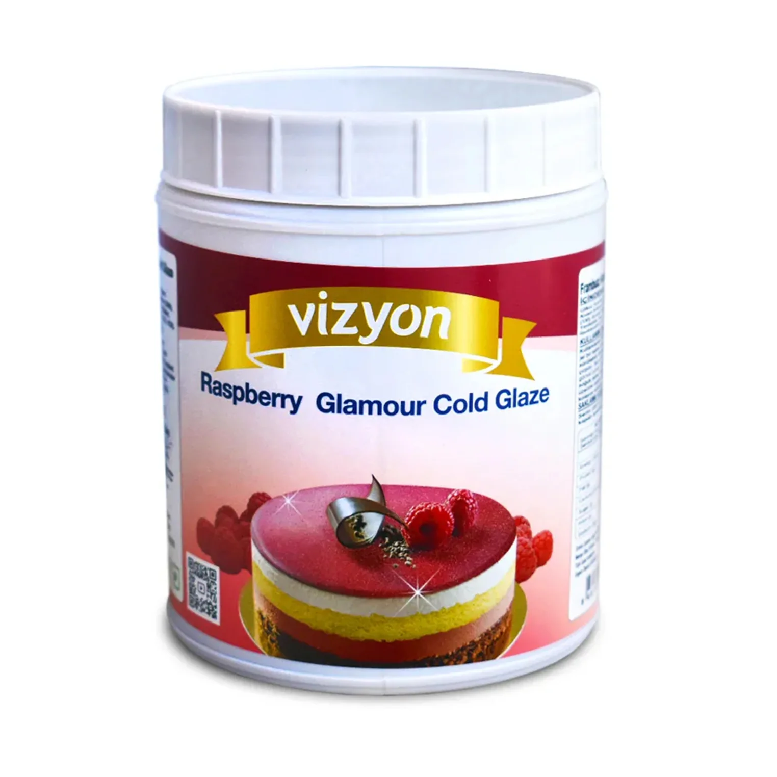 VIZYON - COLD GLAZE RASPBERRY GLAMOUR 1KG