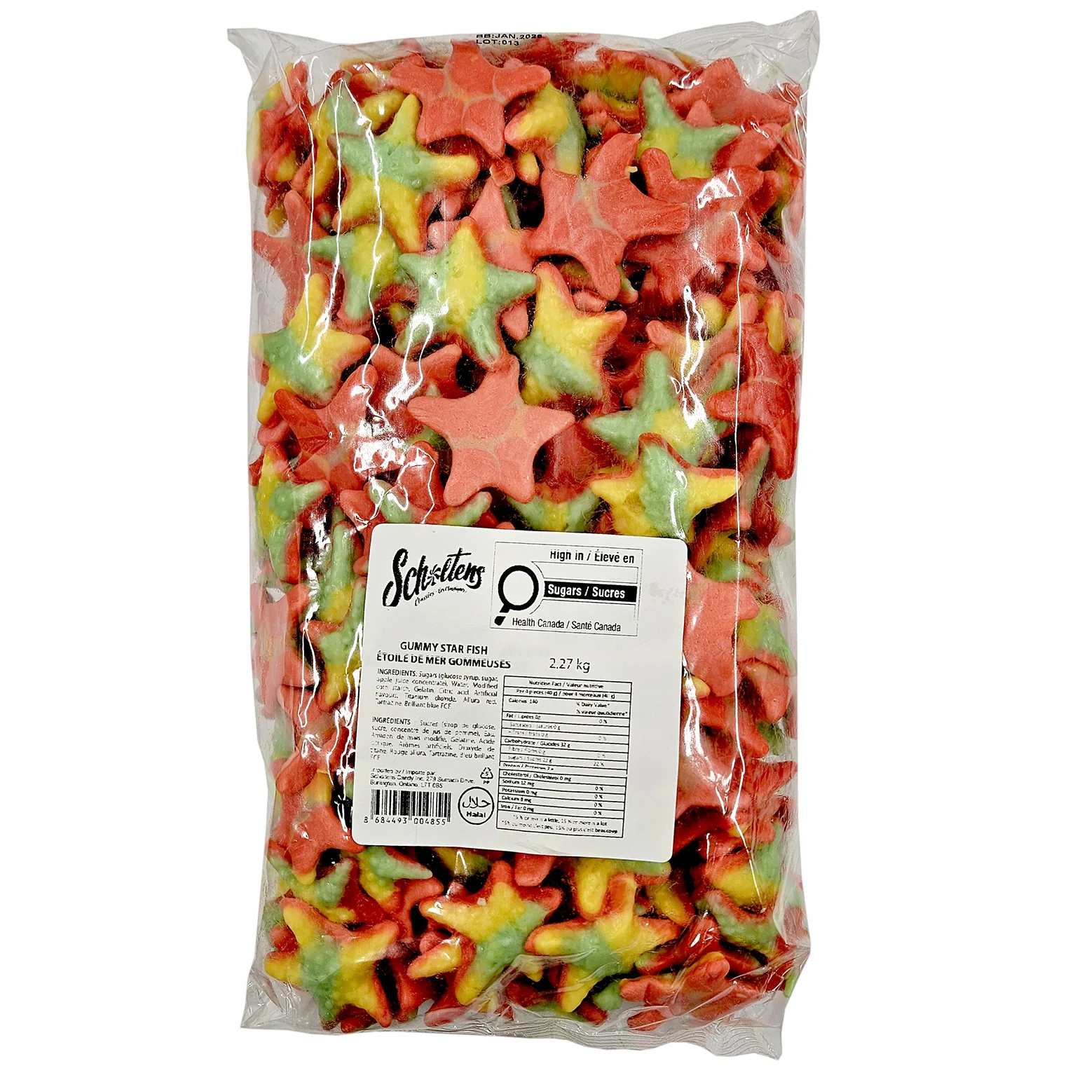 SCHOLTENS - GUMMY STAR FISH 4x2.27 KG