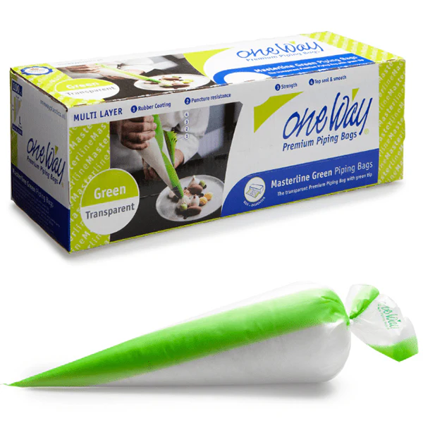 ONE WAY - MASTERLINE GREEN 21in PIPING BAGS 100EA