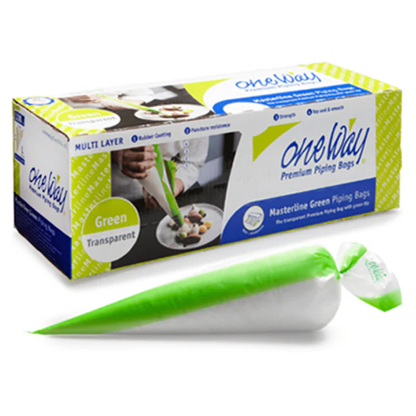 ONE WAY - MASTERLINE GREEN 18in PIPING BAGS 100EA